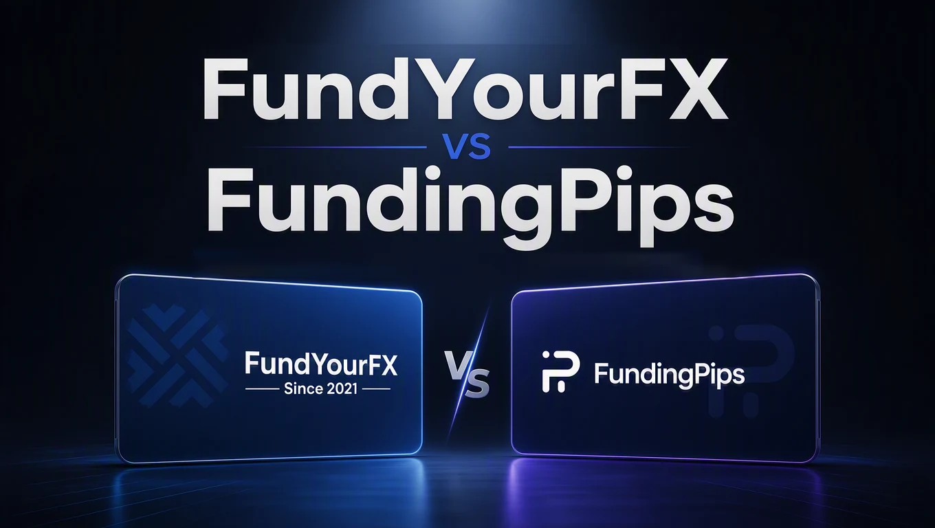 FundingPips alternative comparison — FundYourFX vs FundingPips on funding model, rules and payouts