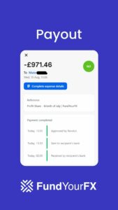 FundYourFX Payout Proof