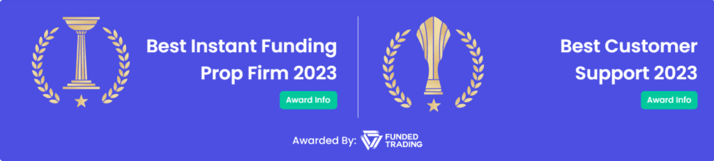 fundyourfx best instant funding prop firm award